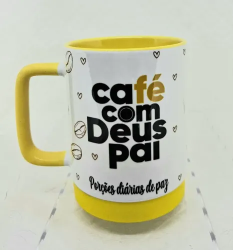 Caneca Personalizada Café com Deus Pai