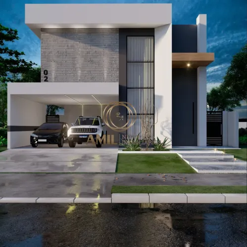 Venda Sobrado 357m² 4 dormitórios, 3 suítes Condomínio Residencial Green Park Taubaté-SP A