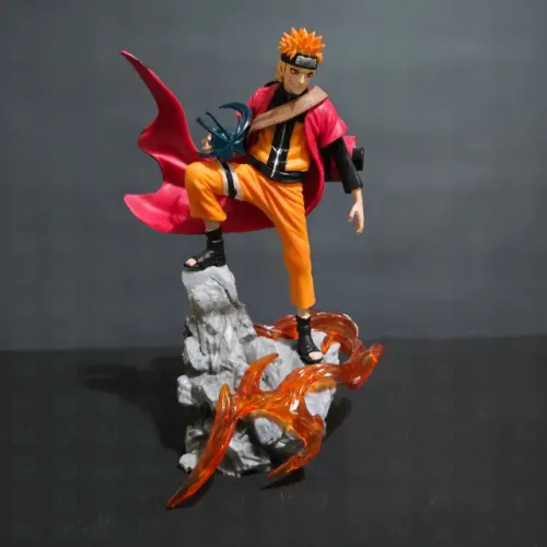 Estatueta do Naruto Uzumaki Modo Sábio 23cm PVC Colecionável