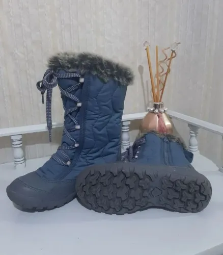bota infantil para neve impermeável quechua decathlon 29