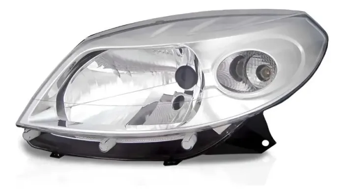  FAROL SANDERO 2008 A 2011 CROMADO L.E