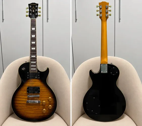 Les Paul Goldencaptação PAF + tarrachas com trava Guyker