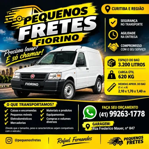 ? PEQUENOS FRETES - FIORINO ?