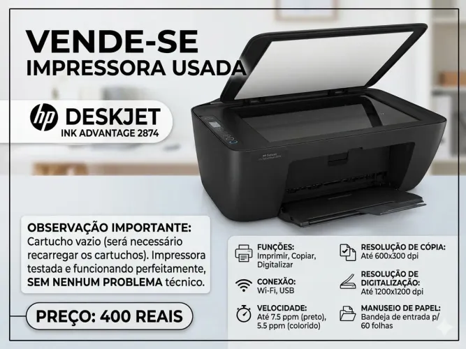Impressora HP à venda