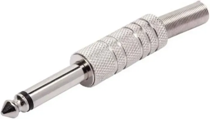 Plug conector p10 mono metal