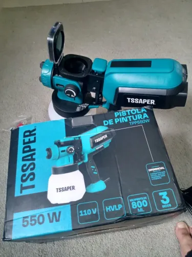 Pistola de pintura elétrica Tssaper 127v