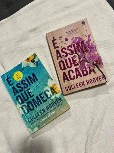 Kit Colleen Hoover - É Assim Que Acaba + É Assim Que Começa | Best-sellers
