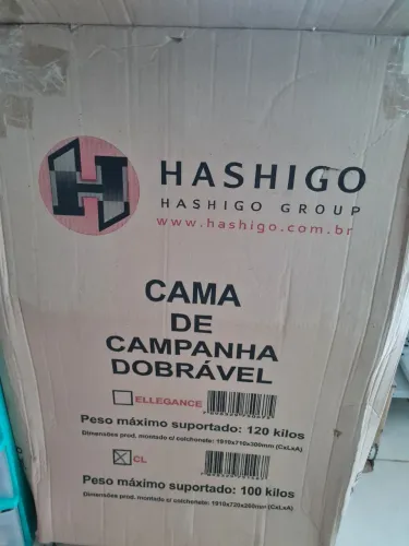 Cama dobrável Hachigo com colchão