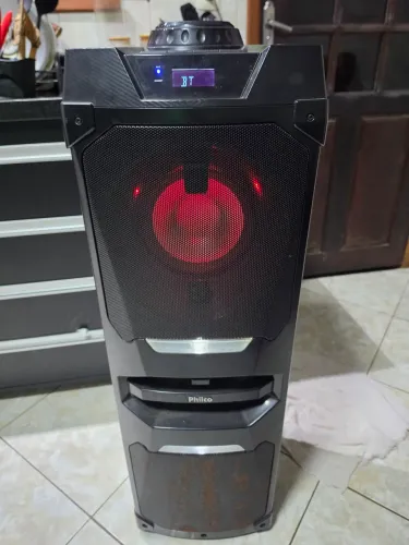 Caixa de som philco funcionando perfeitamente