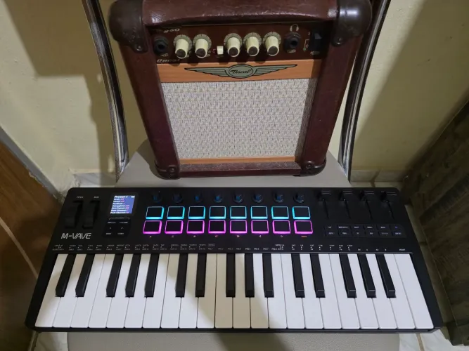 Controlador Midi M-vave Smk-37 Pro