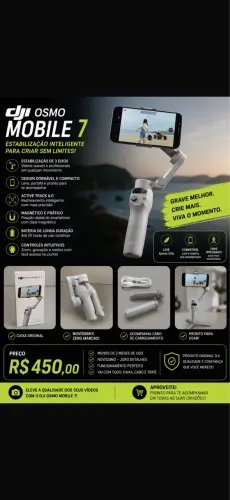 Gimbal DJI Osmo móbile 7