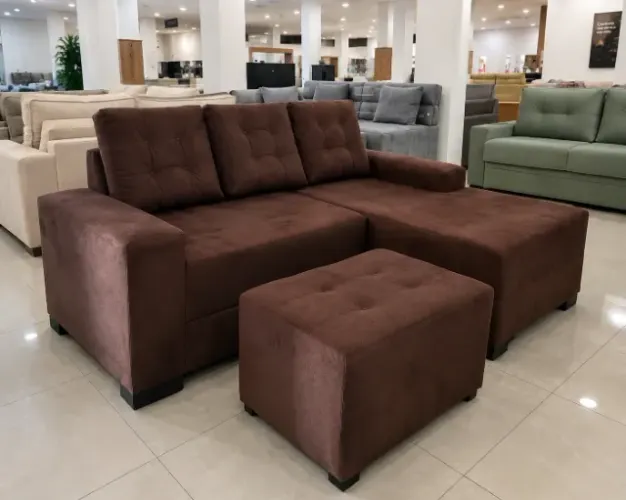 Expelente sofá modelo Chaise na oferta do dia ! 