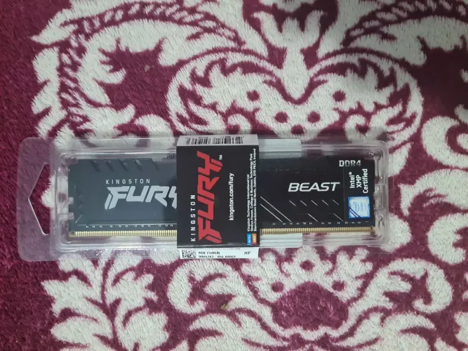 Memória RAM kingstom Fury Beast 8gb 3200MH CL16