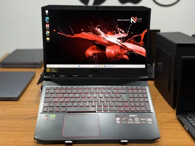 Notebook Gamer Acer Nitro 5 Ryzen 7 4800H GTX 1650 Ti 4GB 12GB RAM 15.6" 144Hz - Garantia