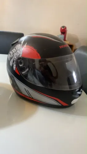 Capacete Honda Vermelho/Preto