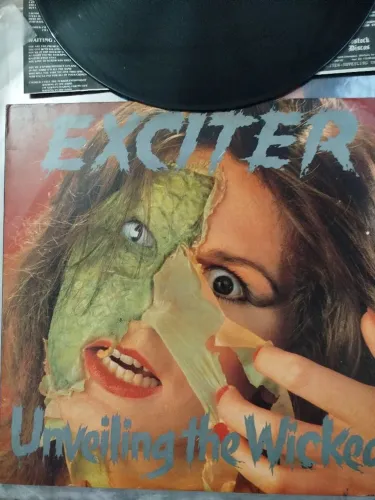 LP vinil Exciter Unveling the Wicked trash death Exodus Motorhead Metallica heavy metal 