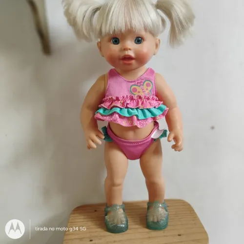 Boneca Antiga Little Mommy  "dia de praia"