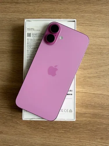 iPhone 16 128GB - Rosa - Seminovo - 100% Bateria - Retirada em Loja Física BH