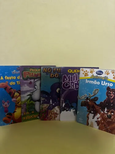 Lote com 5 livros 