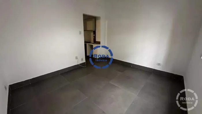 Sala Living - Locação Pacote no Embaré em Santos/SP na quadra da Praia!