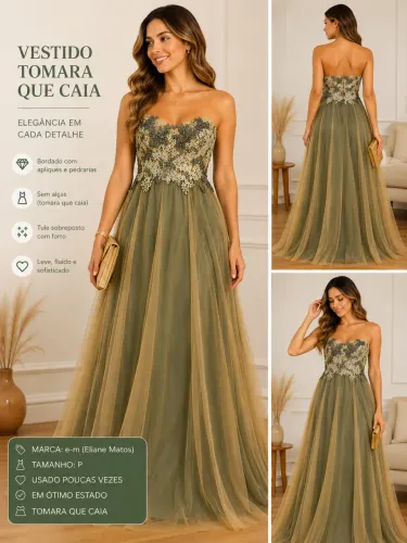 Vestido longo para festa