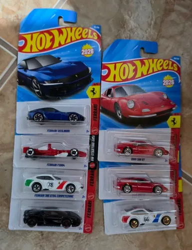 Hotwheels Ferrari (7 unidades)
