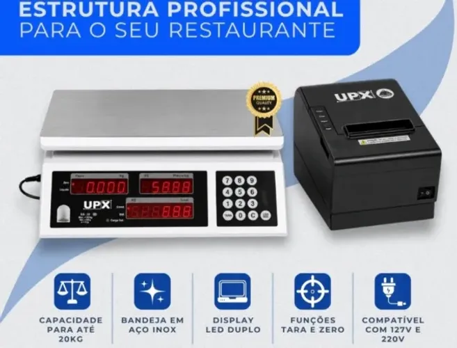 Balança comercial nova. Ideal para restaurante 