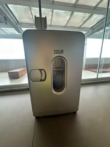 Mini Refrigerador e aquecedor pessoal, 10 litros, de 12V, 2V DC e 110V CA,