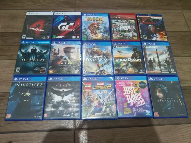 Jogos play station 5 , 4 e 3