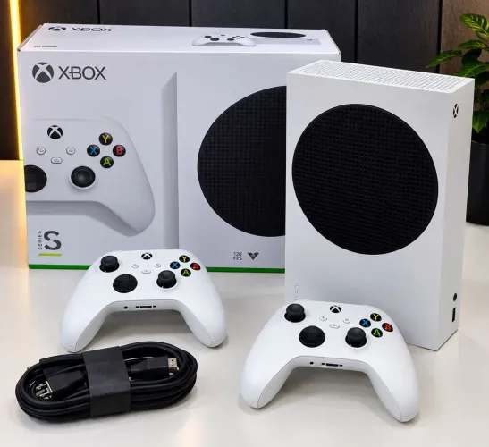 VENDO XBOX SERIES S + 2 CONTROLES!s ? Acompanha a caixa
