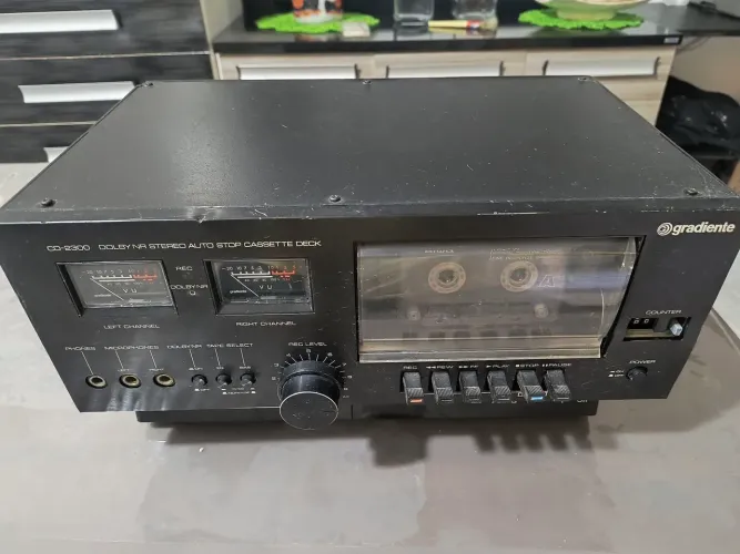 Antigo Tape adeck Gradiente CD 2300 com brinde de 40fitas