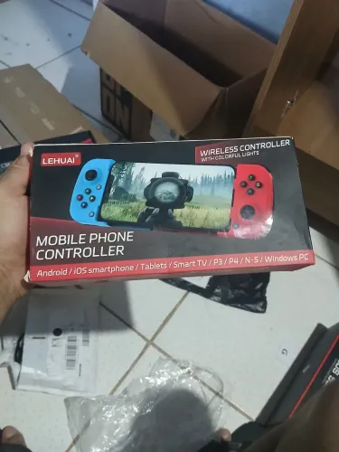 Controle Bluetooth para CELULAR, PC, Smart TV, Switch, Play 3 e Play 4