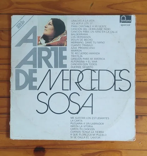 LP Duplo A Arte de Mercedes Sosa (1977)