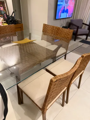 Mesa grande para 8 lugares