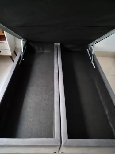 Cama de Casal com Box Baú
