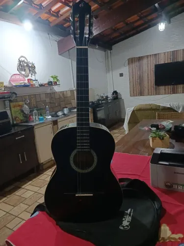 Violão Giannini n14 nylon preto