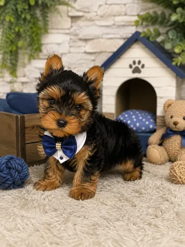 Super lindinho filhote de yorkshire mini machinho