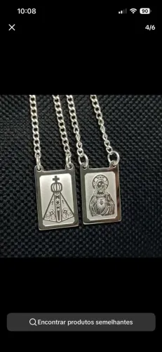 Escapulário Jesus e Maria
