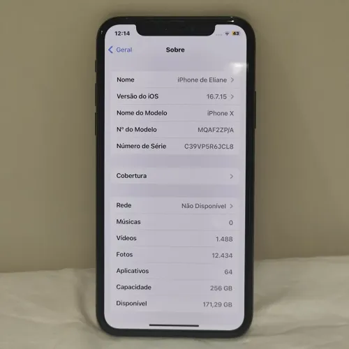 iPhone X 256 Gigas