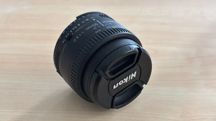 Lente nikon 50mm 1.8