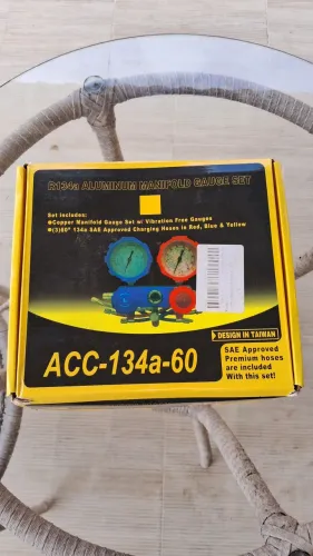 Manifold Metalfrio ACC-134a-60 (R134a / R22 / R404a) - Novo e Completo