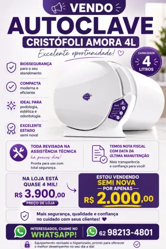 Autoclave cristófoli amora 4L