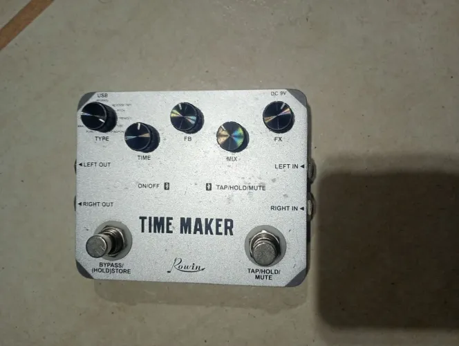 Pedal Rowin time maker para guitarra violão
