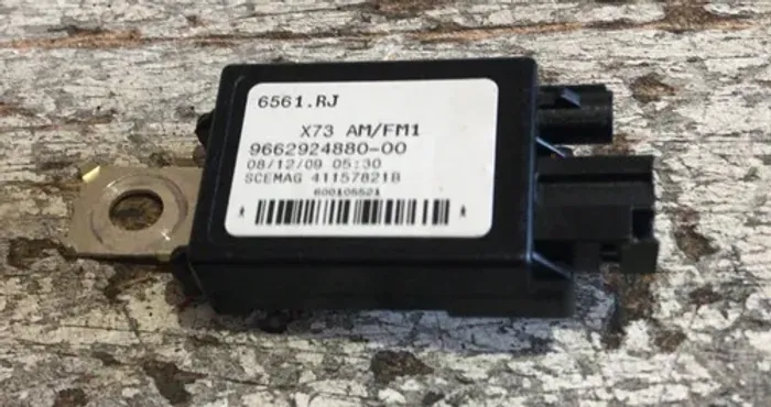 Antena Amplificadora Am Fm C5 2009 - 2012 / *0 Preto