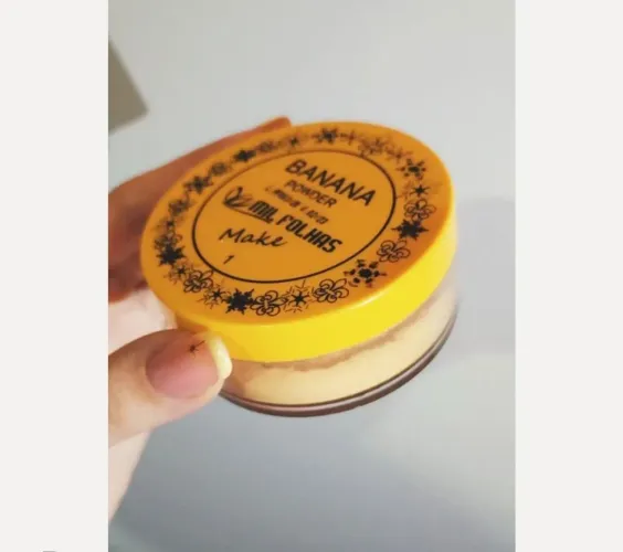 pó banana mil folhas make - cor 1 (pouco uso)