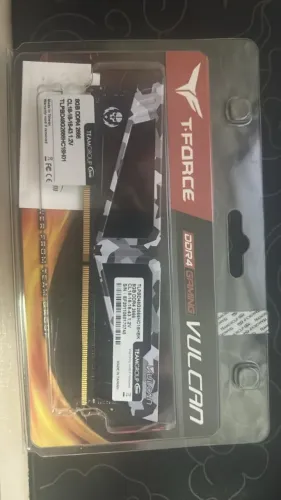 Memória ram 8gb ddr4 2666mhz vulcan t-force NOVO