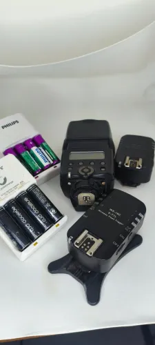 Kit iluminação fotografia Canon