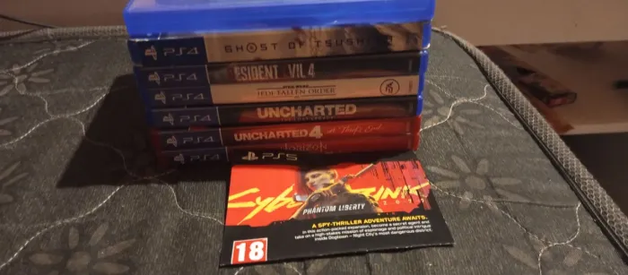JOGOS PS4 e PS5.