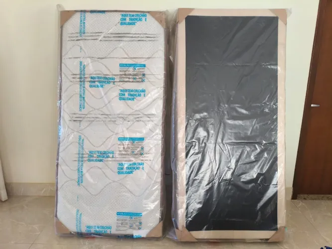 cama box solteiro Probel Arezzo NOVA, SEM USO.