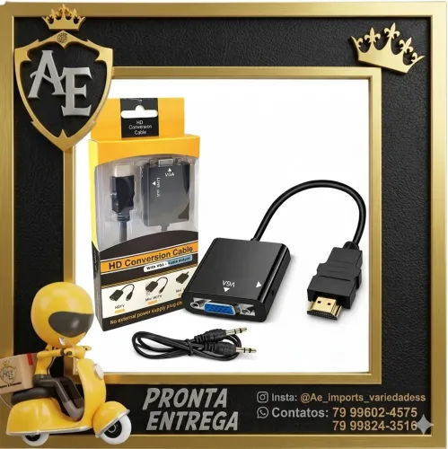 Cabo VGA x HDMI